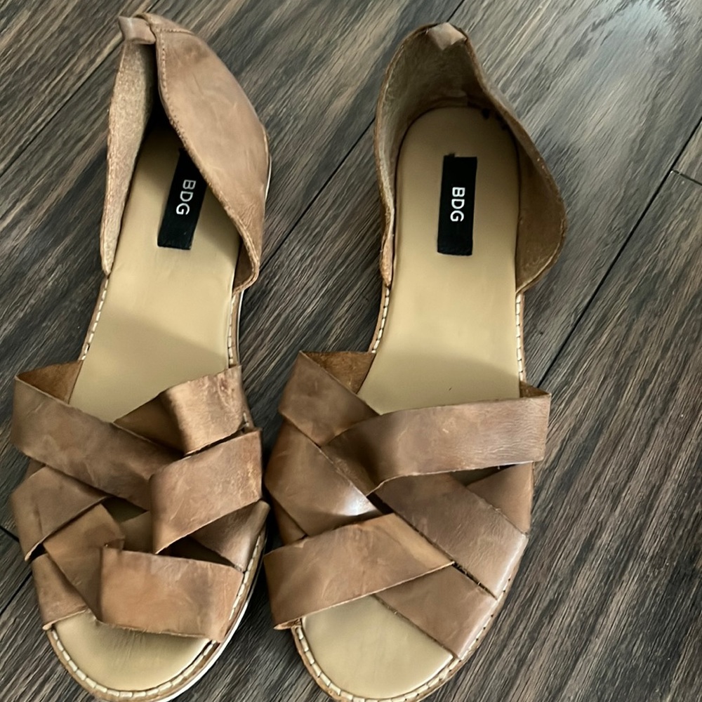 Tan sandals